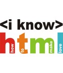 I know HTML